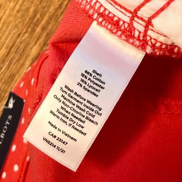 Talbots Pink / Red Pedal Pusher Jeans Size 8 Petite - Picture 11 of 12